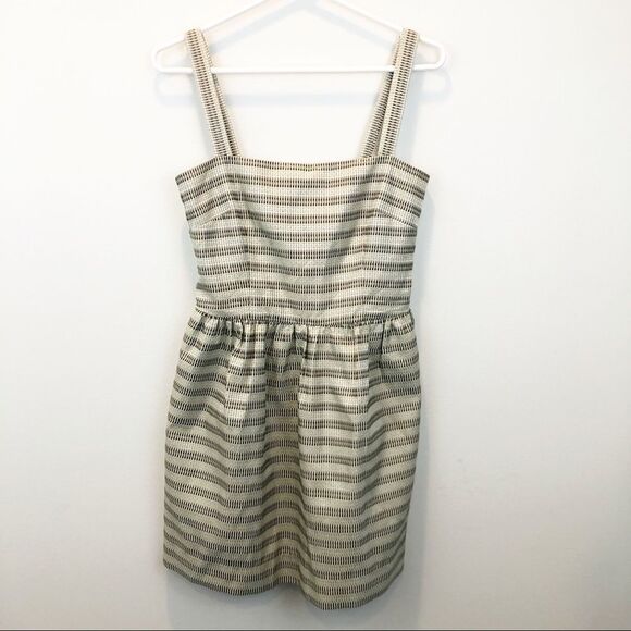 Rachel Roy Striped Metallic Mini Dress Size 4 - Picture 3 of 8